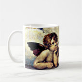 ラファエル：プッティ、シスチン・マドンナ詳細、 コーヒーマグカップ (左)