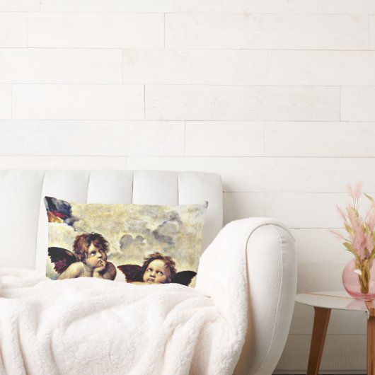 ラファエル：プッティ、シスチン・マドンナ詳細、 ランバークッション (ソファ)