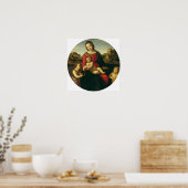 ラファエル – ヨハネのバプテストと聖なる者とのマリア… ポスター (キッチン)