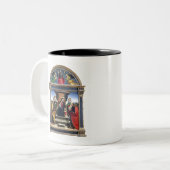 ラファエル・ラファエロマドンナと子即位 ツートーンマグカップ (正面左)