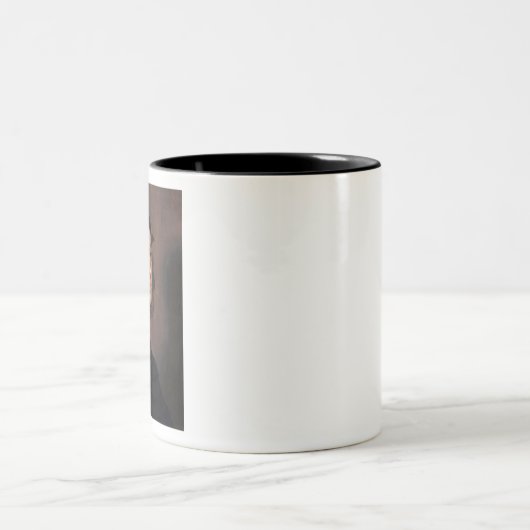 ラファエル・ラファエロ自己の肖像画絵画有名な ツートーンマグカップ (中央)