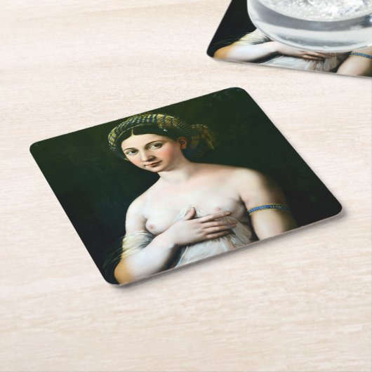 ラファエル・ラフォルナリーナ スクエアペーパーコースター (アングル)