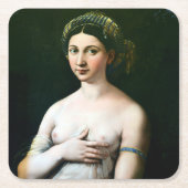 ラファエル・ラフォルナリーナ スクエアペーパーコースター (正面)