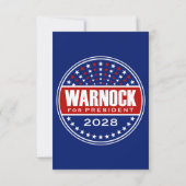 ラファエル・ワーノック 2028年大統領候補 (裏面)
