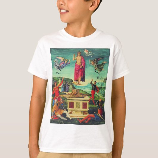 ラファエロによるキリストの復活 Tシャツ (正面)