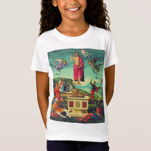 ラファエロによるキリストの復活 Tシャツ (正面)