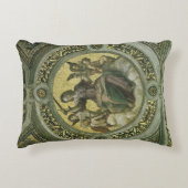 ラファエロによる天使たちとローマの正義の女神 アクセントクッション (正面)