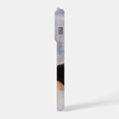 ラファエロによる翼のある天使、チェルブの絵画 iPhoneケース (左側面)