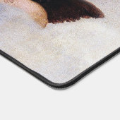ラファエロによる「チェルブの天使」絵画 デスクマット (コーナー)
