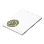 ラファエロの天使たちに囲まれたローマの女神ジャスティティア ノートパッド (回転)