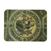 ラファエロの天使たちに囲まれたローマの女神ジャスティティア マグネット (横)