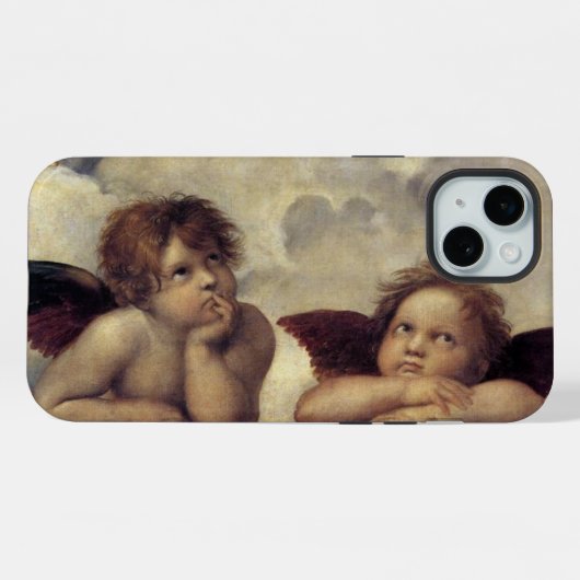 ラファエロの天使 iPhoneケース (裏面横)