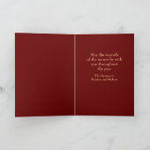 ラファエロの『システィーナの聖母』からの天使 シーズンカード (内部)