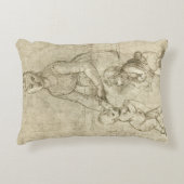 ラファエロの『聖母、キリスト、聖ヨハネ』 アクセントクッション (正面)