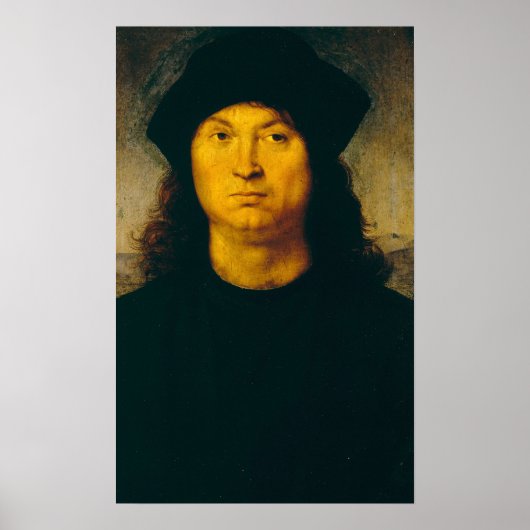 ラファエロサンツィオダウルビーノ – リトラットディウオモ1 ポスター (正面)