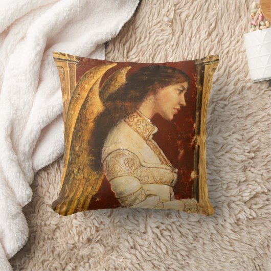 ラファエロ前の画家の天使の枕 クッション (ブランケット)