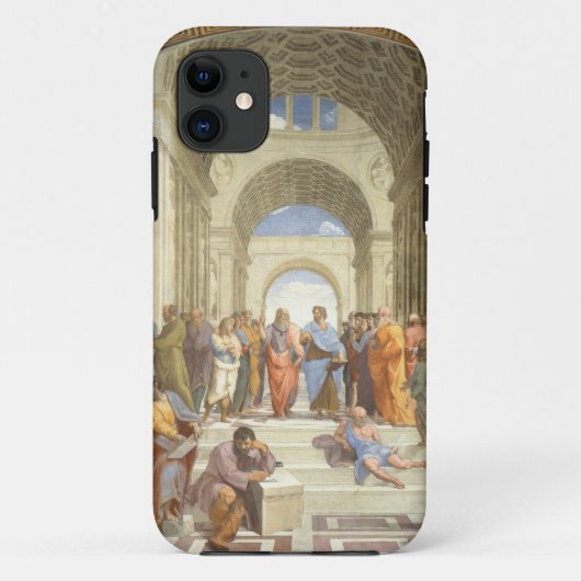 ラファエロ - アテナイの学堂 Case-Mate iPhoneケース (裏面)