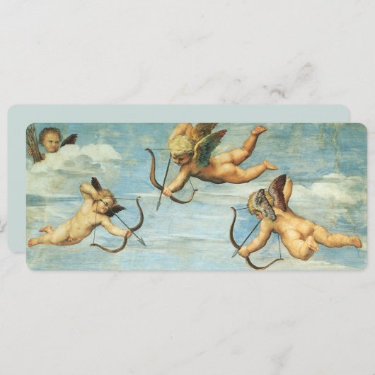 ラファエロ・サンジオによるガラテアの勝利の天使の詳細 (正面/裏面)