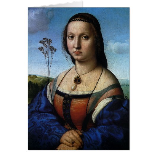 ラファエロ・サンツィオによるマッダレーナ・ドーニの肖像画 (正面)