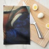 ラファエロ・サンツィオによるマッダレーナ・ドーニの肖像 キッチンタオル (四つ折り)