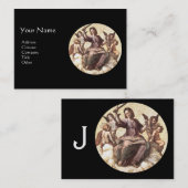 ラファエロ・サンツィオによる司法アレゴリー・フレスコ 名刺 (正面/裏面)