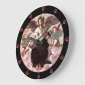 ラファエロ・サンツィオによる詩の寓話フレスコ ラージ壁時計 (傾斜)