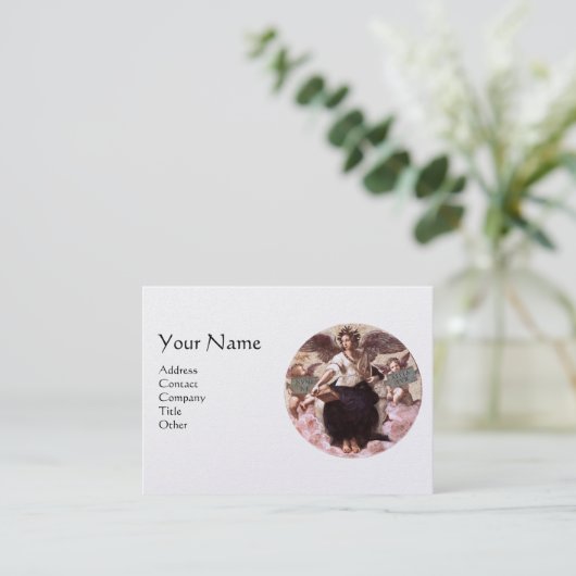 ラファエロ・サンツィオによる詩の寓話フレスコ 名刺 (スタンド正面)