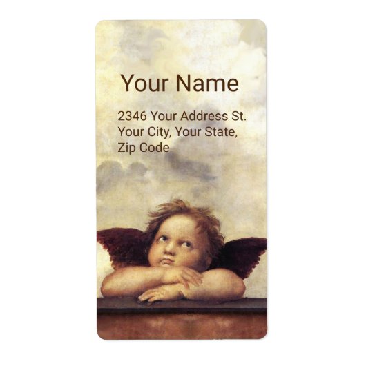 ラファエロ・サンツィオ ラベル (正面)