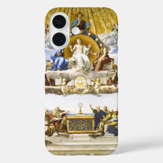 ラファエロ「聖体の論議」アート Case-Mate iPhoneケース (裏面)