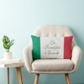 ラファミイタリアンリア国旗カスタムの姓 ランバークッション (椅子)