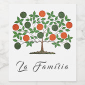 ラファミリアザファミリーツリー懇親会ワインメモリアル ワインラベル (シングルラベル)