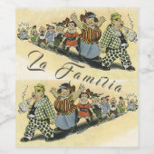 ラファミリアザファミリー懇親会ワイン世代 ワインラベル (シングルラベル)