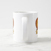 ラファミリアシエンプレヒスパニックファミリーハートデザイン ジャンボコーヒーマグカップ (裏面)