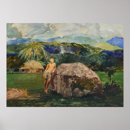 ラファージ – チーフの墓1890 ポスター (正面)