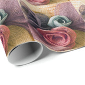 ラフィアバラ ラッピングペーパー (ロールコーナー)