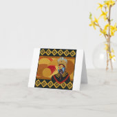 ラフィキ素晴らしス カード (黄色い花)