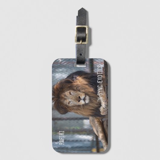 ラフィキ –  ラゲッジタグ (正面縦)