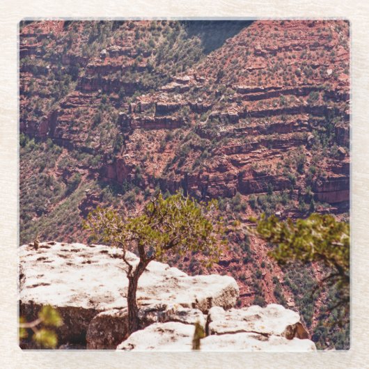 ラフィネスクの時計 ガラスコースター (正面)