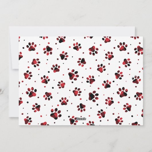 ラフイヤー子犬の愛クリスマスカード シーズンカード (裏面)