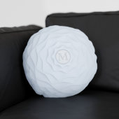 ラフエレガントフェイクモノグラム円枕 ラウンドクッション