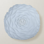 ラフエレガントフェイクモノグラム円枕 ラウンドクッション (正面)