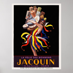 ラフォリーデボンボンジャクンヴィンテージポスター1924 ポスター