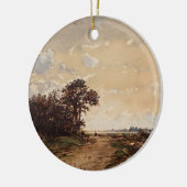 ラフォレードフォンテーヌブローAux Environons De Barbizon セラミックオーナメント (左)