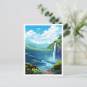 ラフォーチュナウォーターフォールサンカルロスコスタリカ旅行 ポストカード (スタンド正面)