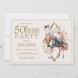 ラフォーマルマ50th誕生日パーティー 招待状