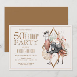 ラフォーマルマ50th誕生日パーティー 招待状