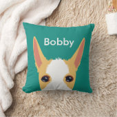 ラフカスタマイズコートサンディポデンコ顔 クッション (ブランケット)