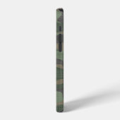 ラフカモフラージュ抽象 iPhoneケース (左側面)