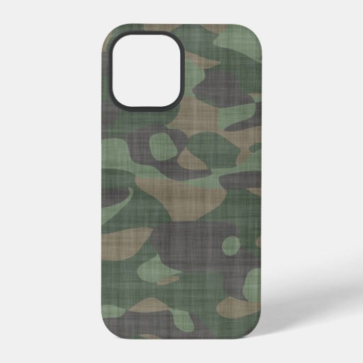 ラフカモフラージュ抽象 iPhoneケース (裏面)