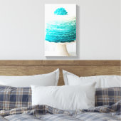 ラフグラデーションケーキ キャンバスプリント (インサイチュ (寝室))